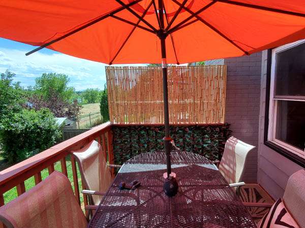 Above Deck Rail Bamboo Fence - Image 4